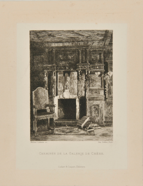 FIREPLACE IN THE OAK GALLERY