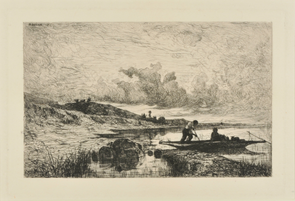 Evening on the Boarders of the Rhone at Rix - Image 2