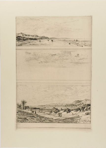 BEACH AT HOULGATE (CALVADOS); DIVES-SUR-MER (CALVADOS)