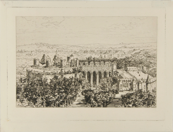 VIEW OF THE RUINS OF CHÂTEAU DE FÈRE