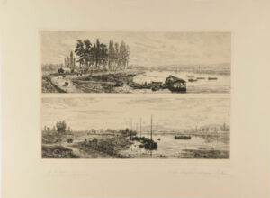 Les Bords de la Seine à Bezons; Les Bords de la Seine près Argenteuil