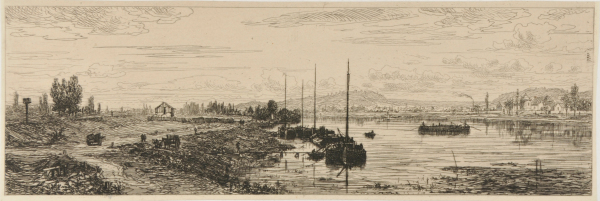 THE BANKS OF THE SEINE NEAR ARGENTEUIL