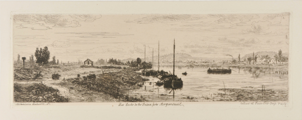 THE BANKS OF THE SEINE NEAR ARGENTEUIL