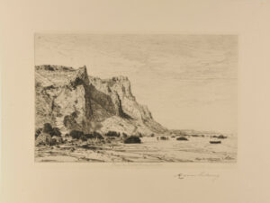 Plage des Vaches Noires in Villers (Calvados)