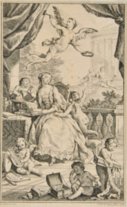 Frontispiece for Fontenelle’s “La Pluralité des Mondes”