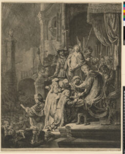 Christ Before Pilate: Large Plate