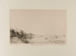 Vue prise du port de Dives (Calvados)