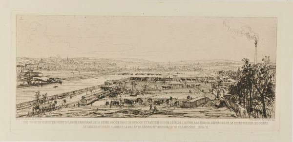 VIEW FROM THE VIADUCT OF POINT-DU-JOUR