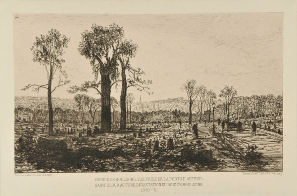 Avenue de Boulogne, Vue Prise de la Porte d’Auteuil - Image 2