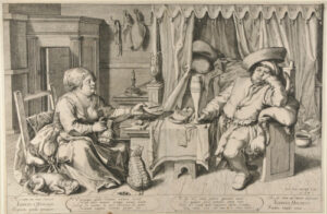 Interior: Couple at Table