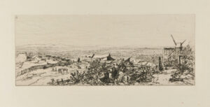 Battery at Montmartre, View Near the Moulin de la Galette