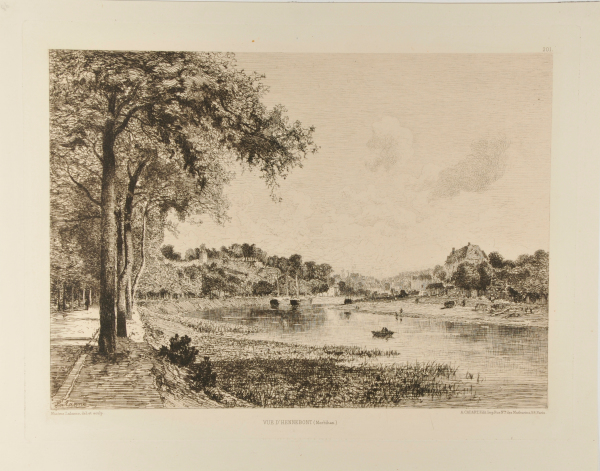 VIEW OF HENNEBONT (MORBIHAN)