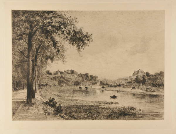 VIEW OF HENNEBONT (MORBIHAN)