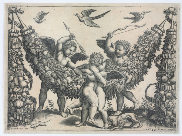 Two Putti Striking Another Who is Squeezing a Child - Image 2