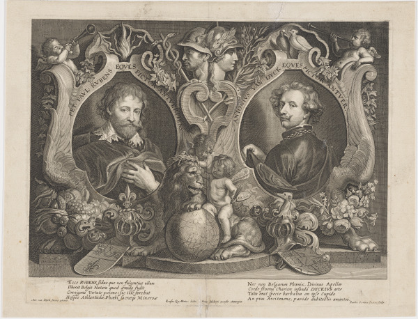 DOUBLE PORTRAIT OF RUBENS AND VAN DYCK