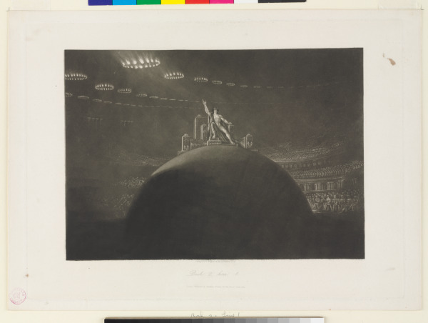 Illustration for Milton’s “Paradise Lost”: Book 2, Line 1