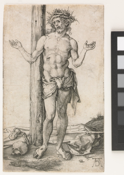 THE MAN OF SORROWS WITH HANDS RAISED