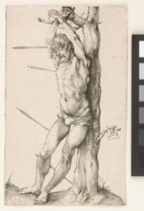 Saint Sebastian Bound to a Tree