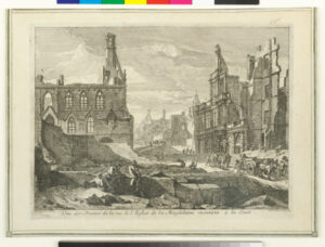 From the series “Perspectives des ruines de la ville de Bruxelles”