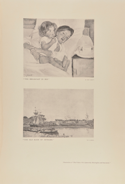 “The Breakfast in Bed” and “The Old Basin of Dunkirk”