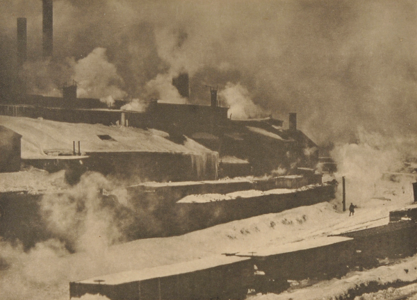 MIDST STEAM AND SMOKE