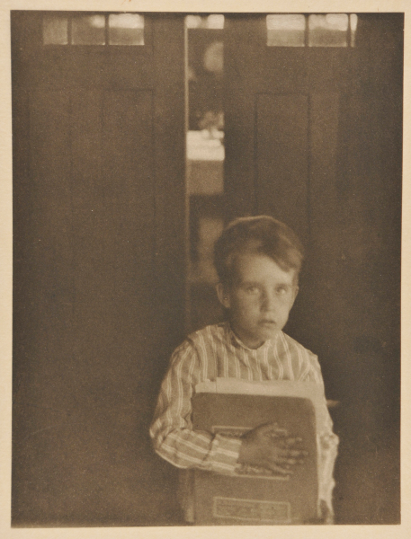 Boy with “Camera Work”