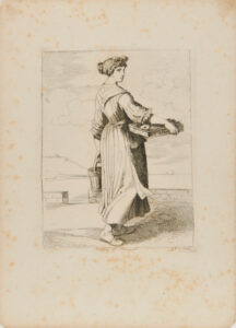 from the book “Nuova Raccolta di cinquanta motivi Pittoreschi e Costumi di Roma, incisi all’Acqua forte da Bartolomeo Pinelli Romano” (Rome: Presso Lorenzo Lazzari, 1810)