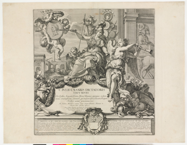 Title Plate from the series “The Triumph of Caesar” - Image 3