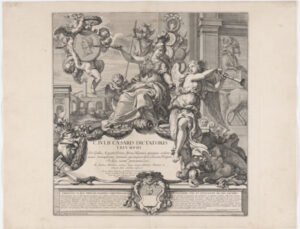 Title Plate from the series “The Triumph of Caesar”