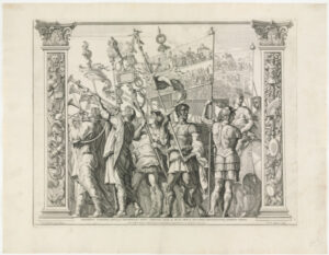 Plate 1 from the series “The Triumph of Caesar”