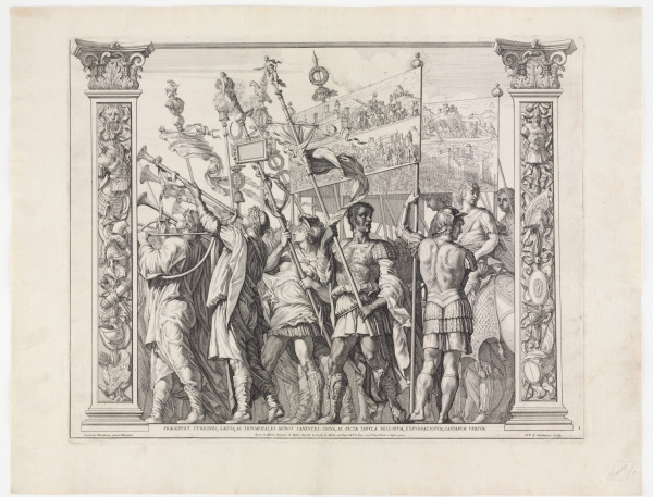 Plate 1 from the series “The Triumph of Caesar” - Image 2