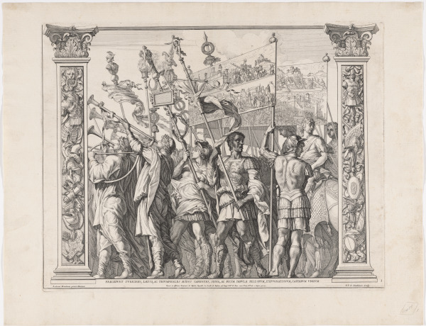 Plate 1 from the series “The Triumph of Caesar” - Image 3