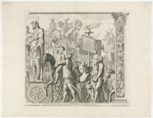 Plate 2 from the series “The Triumph of Caesar”