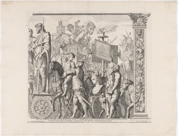 Plate 2 from the series “The Triumph of Caesar” - Image 3