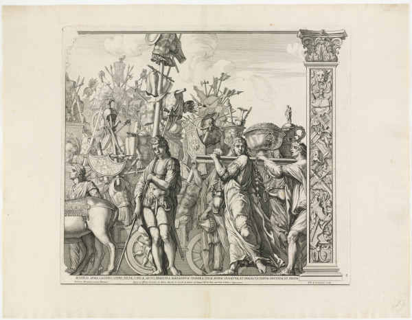 Plate 3 from the series “The Triumph of Caesar” - Image 3