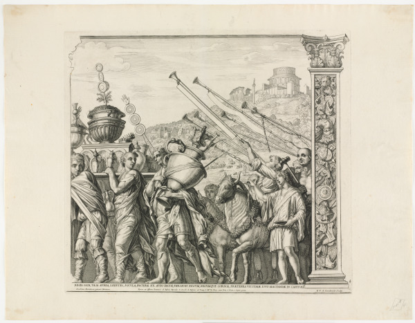 Plate 4 from the series “The Triumph of Caesar” - Image 3