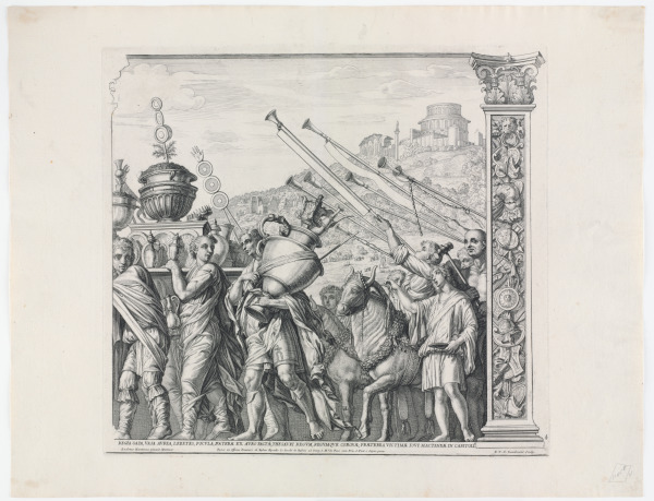 Plate 4 from the series “The Triumph of Caesar” - Image 2