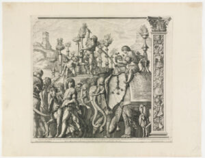 Plate 5 from the series “The Triumph of Caesar”