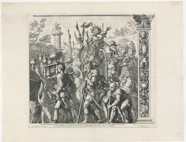 Plate 6 from the series “The Triumph of Caesar” - Image 2