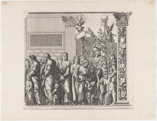 PLATE 7 FROM THE SERIES "THE TRIUMPH OF CAESAR"