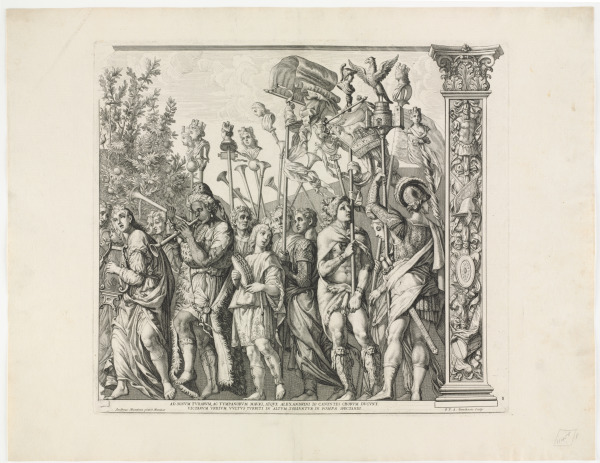 Plate 8 from the series “The Triumph of Caesar” - Image 2