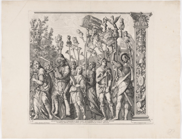 Plate 8 from the series “The Triumph of Caesar” - Image 3