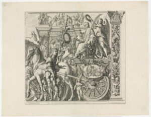 Plate 9 from the series “The Triumph of Caesar”