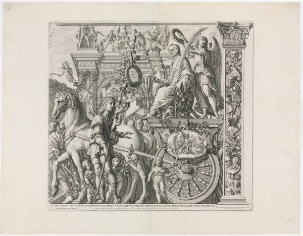 Plate 9 from the series “The Triumph of Caesar” - Image 2