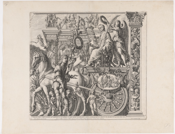 Plate 9 from the series “The Triumph of Caesar” - Image 3