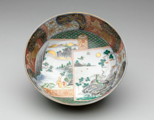 Bowl Decorated with Paintings of Landscapes - Image 2