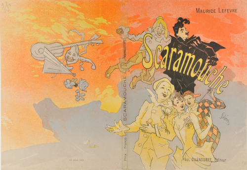 COVER FOR "MAURICE LEFEVRE, SCARAMOUCHE (PARIS: PAUL OLLENDORFF, 1891)"