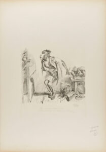 “The muse saw it upward rise”