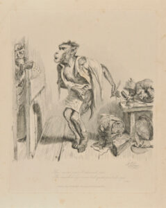 “The muse saw it upward rise”