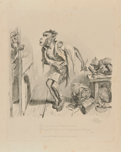 "THE MUSE SAW IT UPWARD RISE"